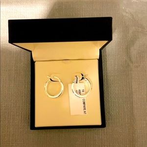 Agento Vivo Sterling Sliver Hoop Earings